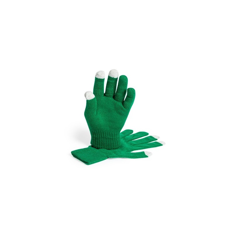 Gants Tactiles Personnalisés Éco-responsables pour Enfants Pigun Matières : acrylique Couleurs : bleu objet promo petit budget