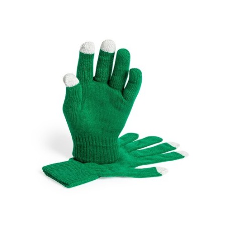 Gants Tactiles Personnalisés Éco-responsables pour Enfants Pigun Matières : acrylique Couleurs : bleu objet promo petit budget