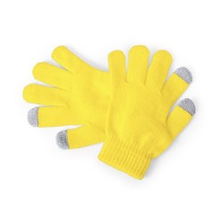 Gants Tactiles Personnalisés Éco-responsables pour Enfants Pigun Matières : acrylique Couleurs : vert personnalisable avec votre