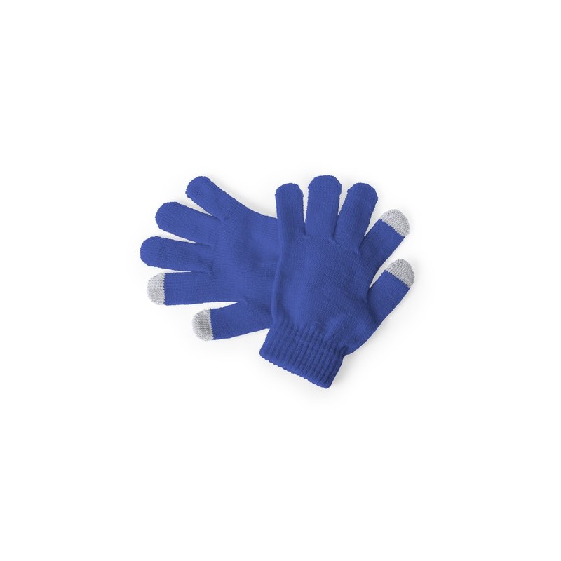Gants Tactiles Personnalisés Éco-responsables pour Enfants Pigun Matières : acrylique Couleurs : rouge livraison express 24h 48h