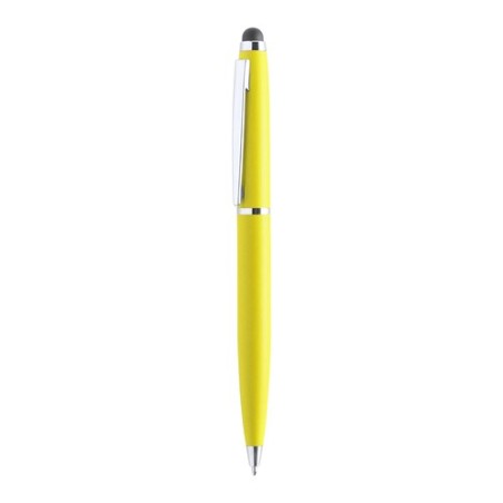 Stylet Bille Multifonction Personnalisé Publicitaire - Walik Matières : métal Couleurs : jaune impression haute définition