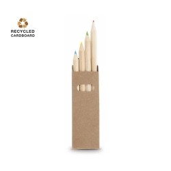Boîte à crayons personnalisée  Tynie - Cadeau publicitaire pas cher Matières : carton recyclé