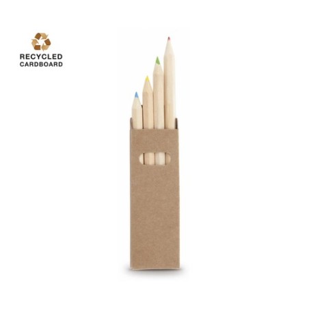 Boîte à crayons personnalisée  Tynie - Cadeau publicitaire pas cher Matières : carton recyclé