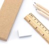 Set  de fournitures scolaires personnalisé pas cher Dony Matières : carton recyclé goodies publicitaire événementiel