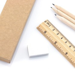 Set  de fournitures scolaires personnalisé pas cher Dony Matières : carton recyclé livraison express 24h 48h