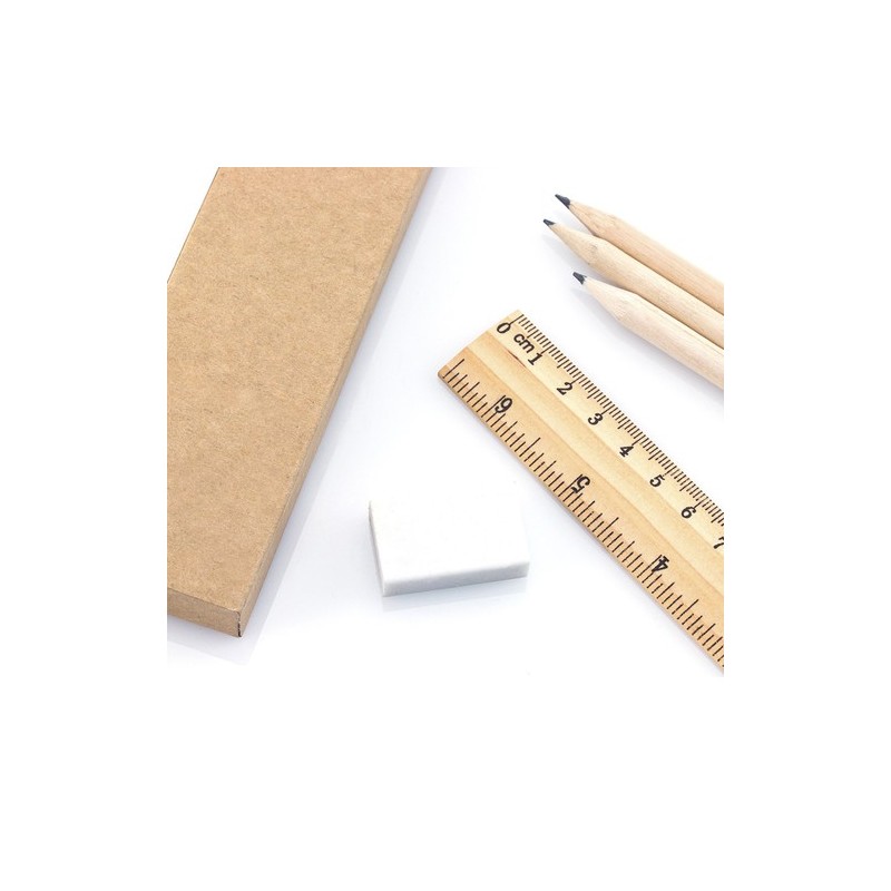 Set  de fournitures scolaires personnalisé pas cher Dony Matières : carton recyclé livraison express 24h 48h