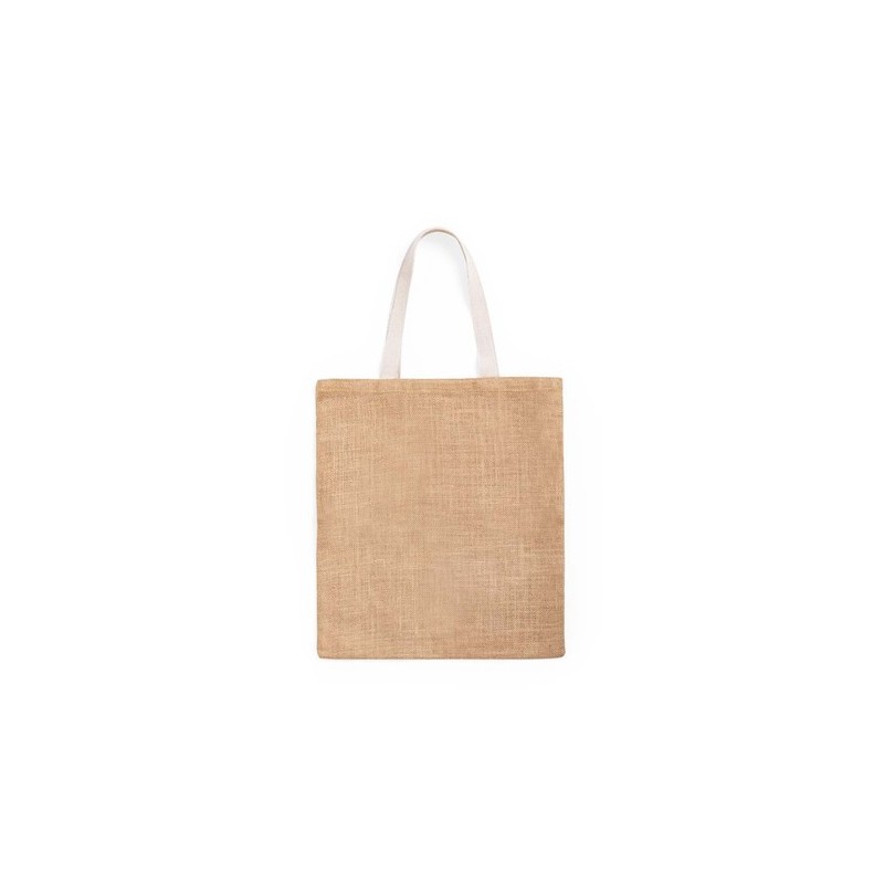 Sac Éco-responsable Personnalisable de Shopping - Sac Dhar Matières : coton Couleurs : naturel cadeau entreprise pas cher