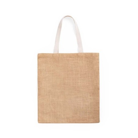 Sac Éco-responsable Personnalisable de Shopping - Sac Dhar Matières : coton Couleurs : naturel cadeau entreprise pas cher