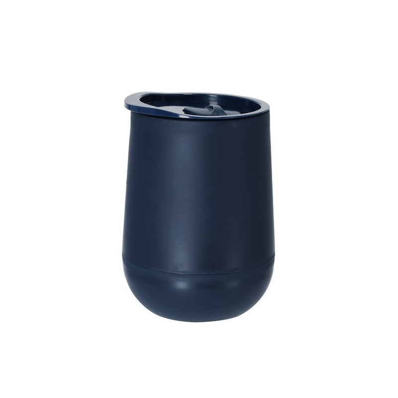 Verre thermique personnalisé pas cher - Rechex Couleurs : bleu marine Matières : polypropylène (PP) recyclé cadeau entreprise pa