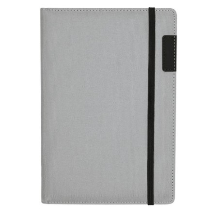 Bloc-notes étui personnalisé pas cher Katz Couleurs : gris Matières : polyester recyclé