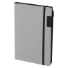 Bloc-notes étui personnalisé pas cher Katz Couleurs : gris Matières : polyester recyclé cadeau entreprise pas cher