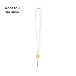 Lanyard Éco-responsable Personnalisable de Gibons Matières : bambou