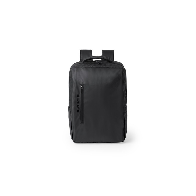 Sac à Dos Personnalisé Éco-Cuir Premium pour Professionnels - Ladian Matières : PU Couleurs : noir