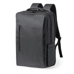 Sac à Dos Personnalisé Éco-Cuir Premium pour Professionnels - Ladian Matières : PU Couleurs : noir cadeau entreprise pas cher