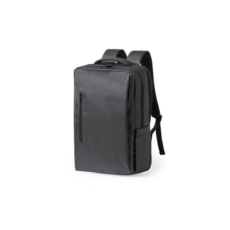 Sac à Dos Personnalisé Éco-Cuir Premium pour Professionnels - Ladian Matières : PU Couleurs : noir cadeau entreprise pas cher