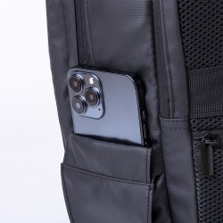 Sac à Dos Personnalisé Éco-Cuir Premium pour Professionnels - Ladian Matières : PU Couleurs : noir marquage laser ultra précis