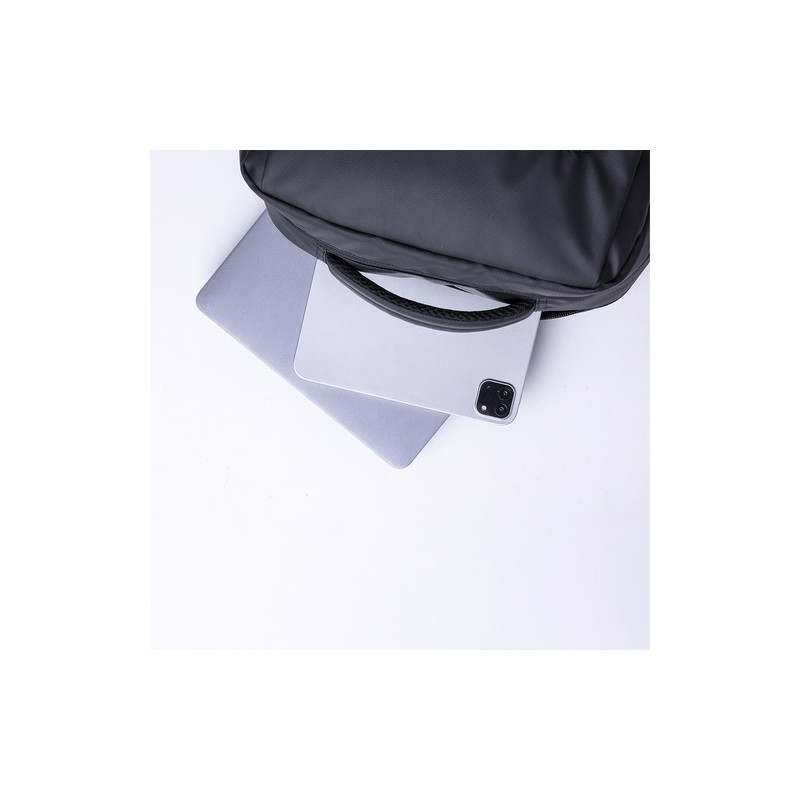 Sac à Dos Personnalisé Éco-Cuir Premium pour Professionnels - Ladian Matières : PU Couleurs : noir objet promotionnel éco-respon
