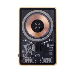Batterie Éco-responsable Personnalisée 5000 mAh Power Bank Dominik pas cher Matières : bambou 2