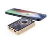 Batterie Éco-responsable Personnalisée 5000 mAh Power Bank Dominik pas cher Matières : bambou impression haute définition