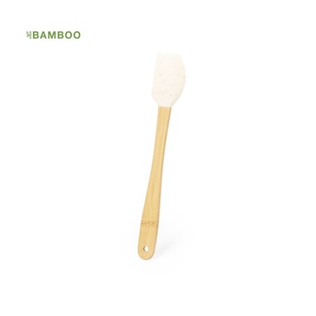 Spatule Éco-responsable Personnalisée Ustensile de Cuisine pas cher Aloria Matières : bambou Couleurs : naturel personnalisable 