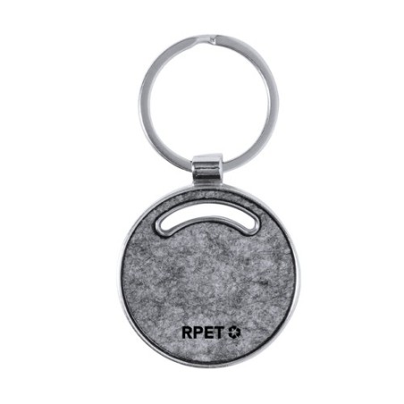 Porte-Clés Éco-responsable Personnalisable - Hailton Matières : métal marquage couleur éclatante