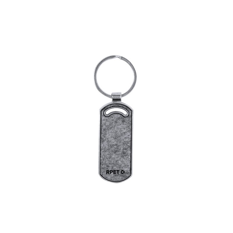 Porte-Clés Éco-responsable Personnalisable - Hailton Matières : métal cadeau affaires élégant
