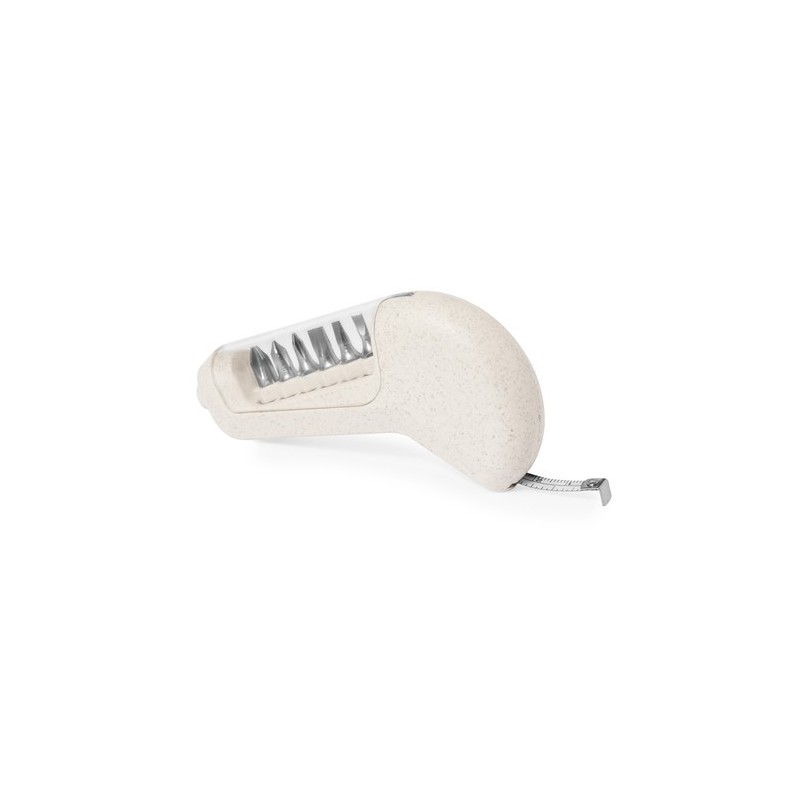 Mètre Grade Pratique et Éco-responsable Multi Outils 1m Drankil Matières : ABS Couleurs : naturel cadeau entreprise pas cher