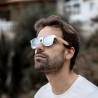 Lunettes de Soleil Personnalisées UV400 - Ferguson Pas Cher Matières : bambou Couleurs : vert clair personnalisation sur mesure