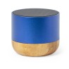 Haut-Parleur Bluetooth Personnalisé Éco-responsable pas cher - Lops Matières : bambou Couleurs : noir personnalisation rapide en