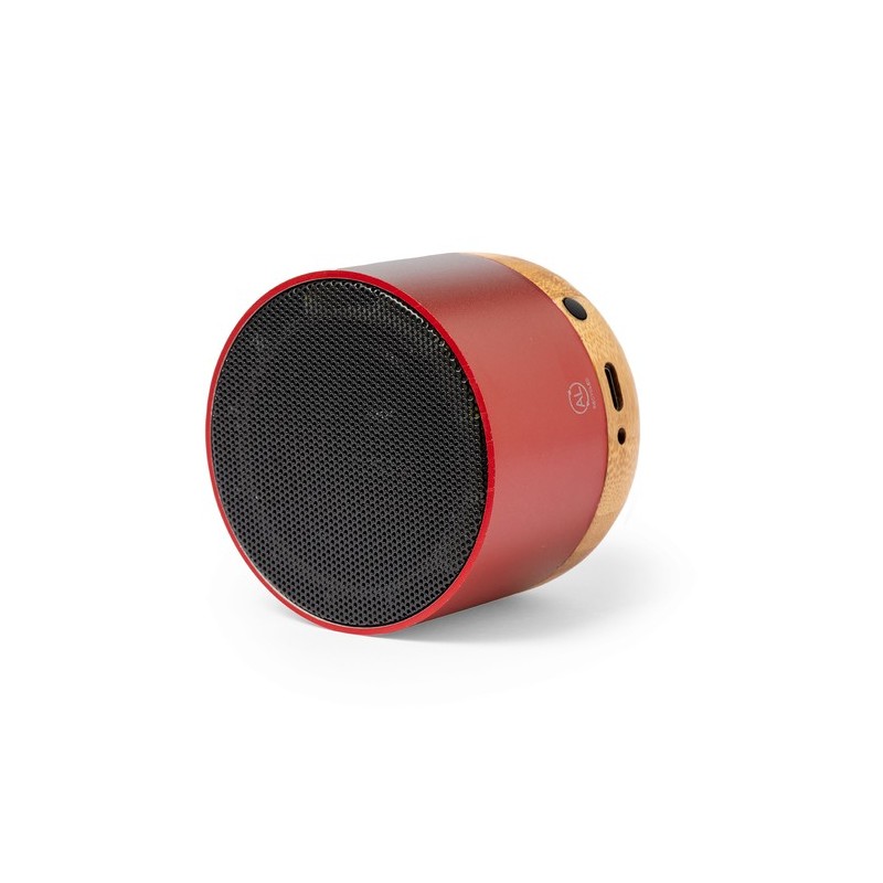 Haut-Parleur Bluetooth Personnalisé Éco-responsable pas cher - Lops Matières : bambou Couleurs : noir marquage laser ultra préci