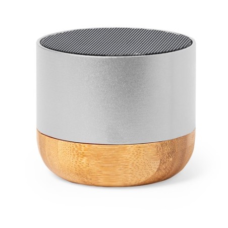 Haut-Parleur Bluetooth Personnalisé Éco-responsable pas cher - Lops Matières : bambou Couleurs : noir personnalisation rapide en