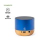 Haut-Parleur Bluetooth Personnalisé Éco-responsable pas cher - Lops Matières : bambou Couleurs : rouge livraison express 24h 48h