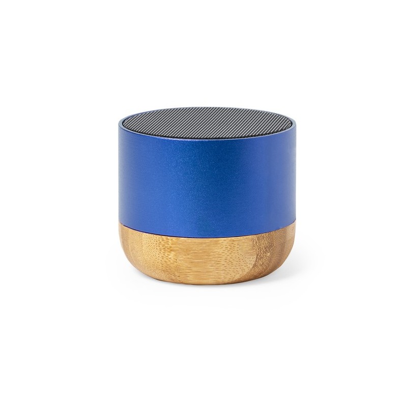 Haut-Parleur Bluetooth Personnalisé Éco-responsable pas cher - Lops Matières : bambou Couleurs : rouge objet publicitaire robust