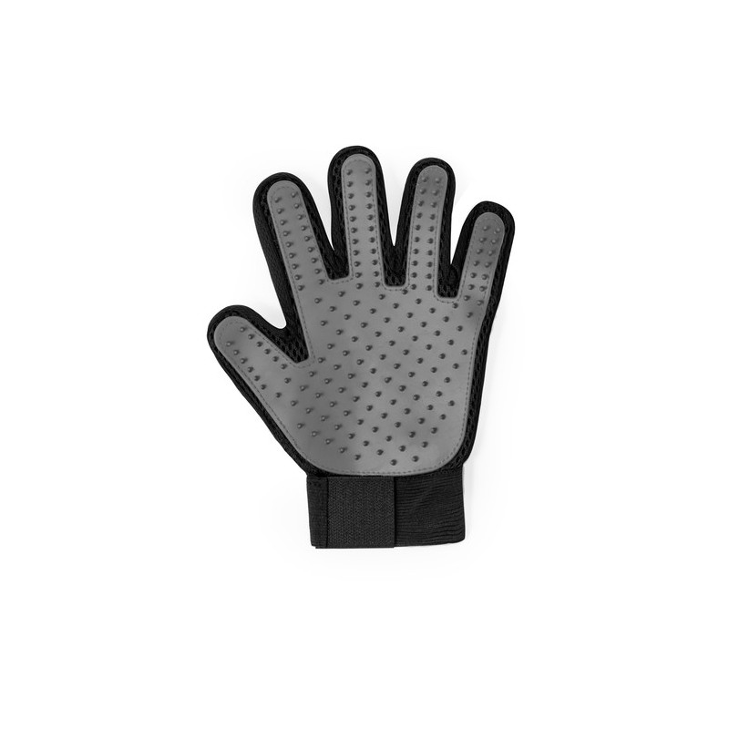 Gant de Brossage Confort Optimal pour Animaux de Compagnie Akitax Matières : polyester Couleurs : noir