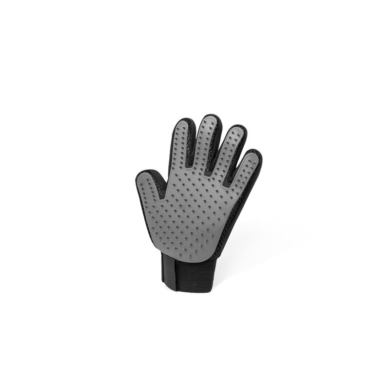 Gant de Brossage Confort Optimal pour Animaux de Compagnie Akitax Matières : polyester Couleurs : noir personnalisable avec votr