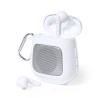 Écouteurs Bluetooth Personnalisés de Qualité Éco-responsable Boxy Couleurs : blanc cadeau entreprise pas cher