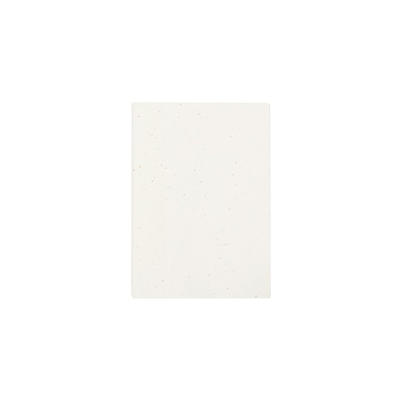 Cahier Éco-responsable Ensemencé Personnalisé Derna Couleurs : blanc