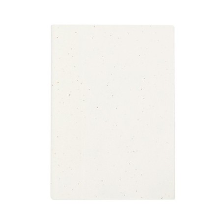 Cahier Éco-responsable Ensemencé Personnalisé Derna Couleurs : blanc