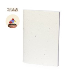 Cahier Éco-responsable Ensemencé Personnalisé Derna Couleurs : blanc 2