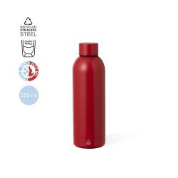 Bouteille Isotherme Éco-responsable Thermique - Keono Couleurs : bleu Matières : acier inoxydable recyclé 2