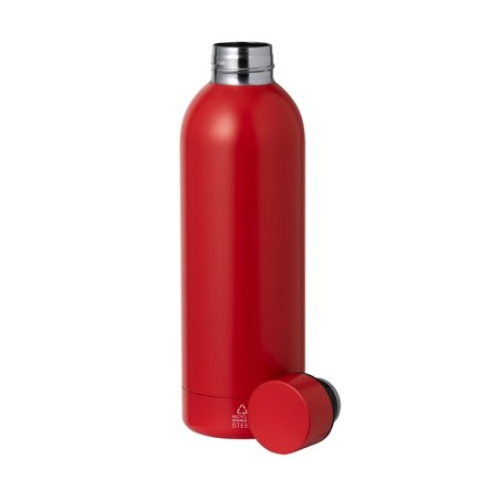Bouteille Isotherme Éco-responsable Thermique - Keono Couleurs : bleu Matières : acier inoxydable recyclé personnalisation sur m