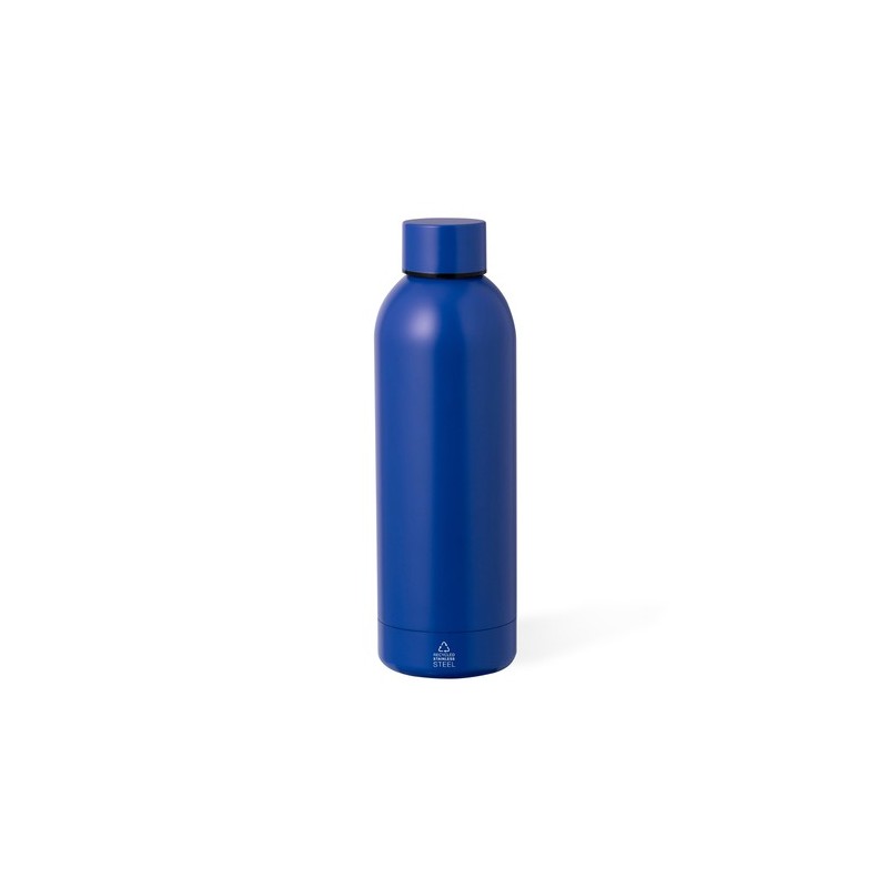 Bouteille Isotherme Éco-responsable Thermique - Keono Couleurs : noir Matières : acier inoxydable recyclé cadeau affaires élégan