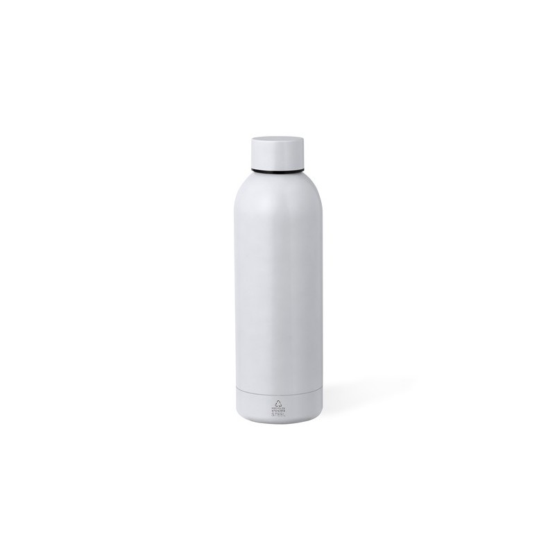 Bouteille Isotherme Éco-responsable Thermique - Keono Couleurs : rouge Matières : acier inoxydable recyclé goodies publicitaire 