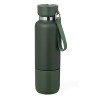 Bouteille Isotherme Éco-responsable Personnalisée 550ml - Flautrok Matières : acier inoxydable Couleurs : bleu marine goodies pu