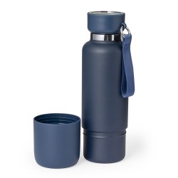 Bouteille Isotherme Éco-responsable Personnalisée 550ml - Flautrok Matières : acier inoxydable Couleurs : vert goodies entrepris
