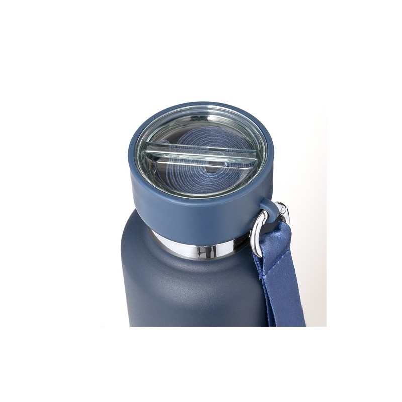 Bouteille Isotherme Éco-responsable Personnalisée 550ml - Flautrok Matières : acier inoxydable Couleurs : vert impression logo h