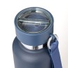 Bouteille Isotherme Éco-responsable Personnalisée 550ml - Flautrok Matières : acier inoxydable Couleurs : vert impression logo h