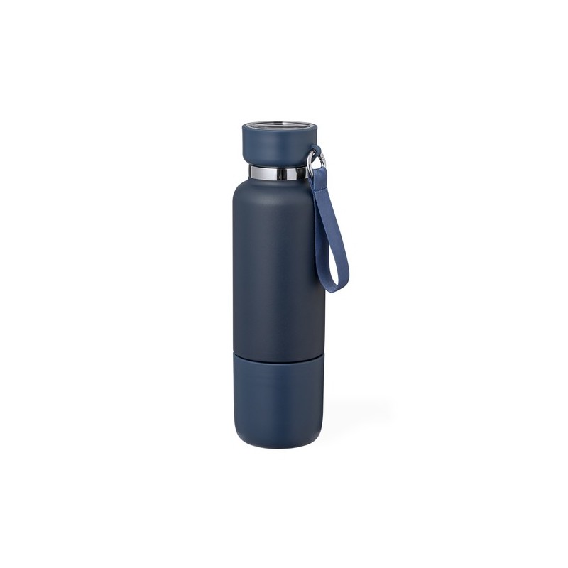 Bouteille Isotherme Éco-responsable Personnalisée 550ml - Flautrok Matières : acier inoxydable Couleurs : vert cadeau entreprise