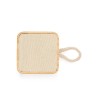 Enceinte Bluetooth Éco-responsable Personnalisée pas cher - Haut-Parleur Kiefer Matières : bambou personnalisable avec votre log