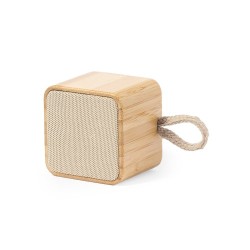 Enceinte Bluetooth Éco-responsable Personnalisée pas cher - Haut-Parleur Kiefer Matières : bambou cadeau entreprise pas cher